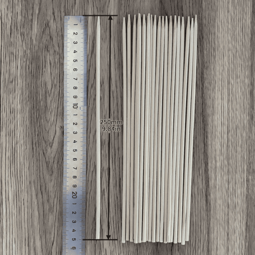 Blunt Tip 250mm Bamboo Skewers | Custom Packaging Available