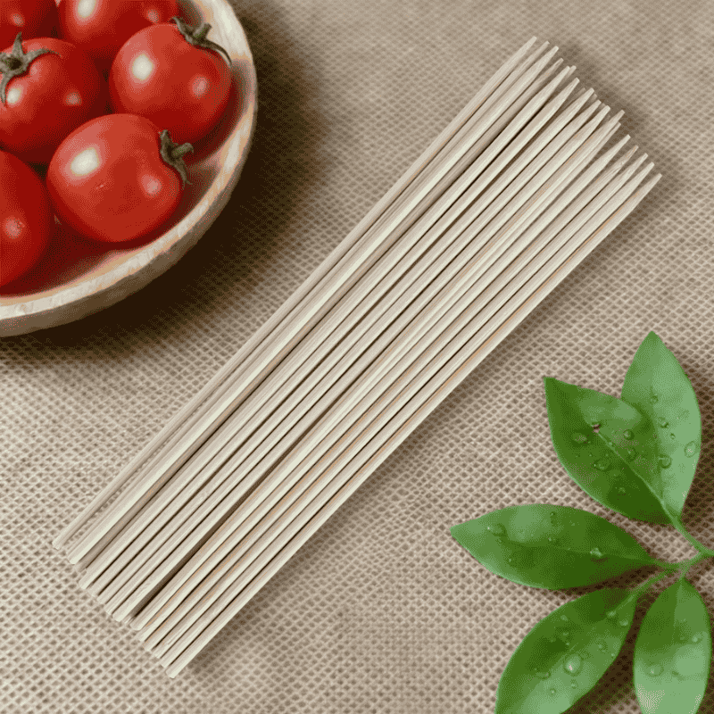 250mm blunt tip bamboo skewers food grade