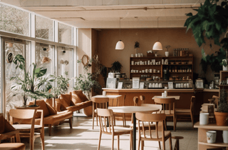 Commercial bamboo straws for restaurants and cafes