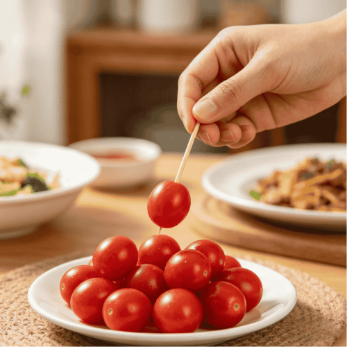 Bamboo Toothpicks Wholesale | Individual Cello Wrapped Double Point Toothpicks