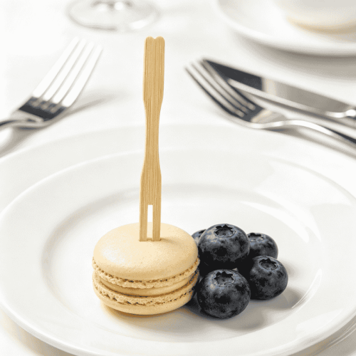 Bulk 3.5" Mini Bamboo Forks | Professional Catering Picks