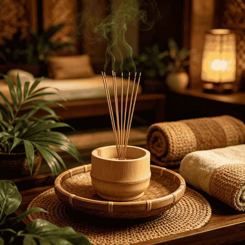 burning-bamboo-incense-sticks
