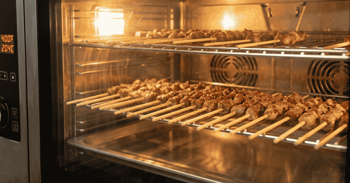 400°F oven test for bamboo skewer standards
