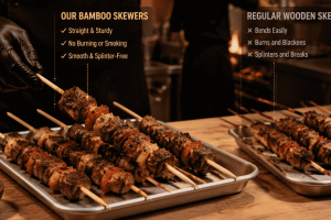 Bamboo Skewers vs. Wood: The Ultimate Oven-Safe Guide for Professional Grilling