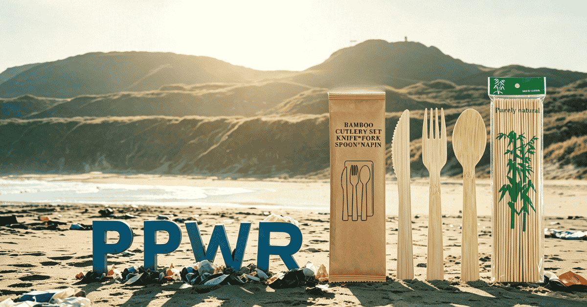 Bamboo cutlery for PPWR