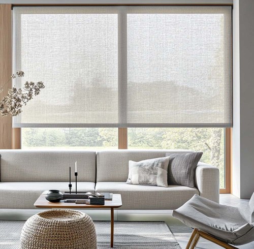 Custom Roller Shades - Sleek & Modern Window Coverings | Light Filtering & Blackout Fabrics