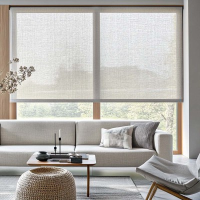 Custom Roller Shades - Sleek & Modern Window Coverings | Light Filtering & Blackout Fabrics