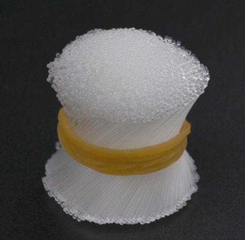 Nylon 66 Ball Tip Bristle for Hair Brush | Heat-Rounded Hair Brush Filaments with Massage Tips | Smooth Round End Hair Brush Filaments