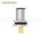 Wholesale M12 C Coded 4+PE Front Fastened Panel Mount Circular Connector For Pcb, M12 X 1.0, Straight