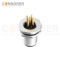 Wholesale M12 C Coded 4+PE Front Fastened Panel Mount Circular Connector For Pcb, M12 X 1.0, Straight