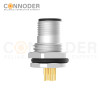 Wholesale M12 4 Pin Male Aviation Panel Mount Connector,Aviation Panel Back Mount Flange Socket Sensor Connector