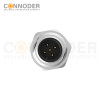 Wholesale M12 4 Pin Male Aviation Panel Mount Connector,Aviation Panel Back Mount Flange Socket Sensor Connector