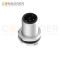 M12 Male Circular Connector-Panel Mount,Solder Connection,A code,M12x1.0, Front Fastened