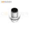 M12 Male Circular Connector-Panel Mount,Solder Connection,A code,M12x1.0, Rear Fastened