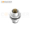 M12 Male Circular Connector-Panel Mount,Solder Connection,A code,M12x1.0, Rear Fastened