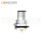 M12 Male Circular Connector-Panel Mount,Solder Connection,A code,M16x1.5, Front Fastened
