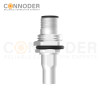 M12 A 5 Pin Circular Connector | Male Panel Mount,Solder Connection,A code,M16x1.5, Front Fastened,Shielded