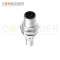 M12 Male Circular Connector-Panel Mount,Solder Connection,A code,M16x1.5, Front Fastened,Shielded