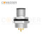 M12 Male Circular Connector-Panel Mount,Solder Connection,A code,M16x1.5, Rear Fastened
