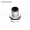 M12 Male Circular Connector-Panel Mount,Solder Connection,A code,M16x1.5, Rear Fastened