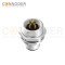 M12 Male Circular Connector-Panel Mount,Solder Connection,A code,M16x1.5, Rear Fastened