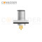 M12 Male Circular Connector-Panel Mount,Solder Square Flange,A code,14x14