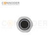 M12 Female Circular Connector-Panel Mount,Solder Connection,A code,M12x1.0, Rear Fastened