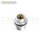 M12 Female Circular Connector-Panel Mount,Solder Connection,A code,M12x1.0, Rear Fastened