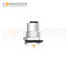 M12 Female Circular Connector-Panel Mount,Solder Connection,A code,M16x1.5, Front Fastened