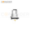 M12 Female Circular Connector-Panel Mount,Solder Connection,A code,M16x1.5, Front Fastened