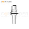 M12 Female Circular Connector-Panel Mount,Solder Connection,A code,M16x1.5, Front Fastened,Shielded