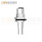 M12 Female Circular Connector-Panel Mount,Solder Connection,A code,M16x1.5, Front Fastened,Shielded