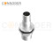 M12 Female Circular Connector-Panel Mount,Solder Connection,A code,M16x1.5, Front Fastened,Shielded