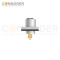 M12 Female Circular Connector-Panel Mount,Solder Square Flange,A code,14x14