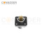 M12 Female Circular Connector-Panel Mount,Solder Square Flange,A code,14x14