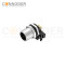 M12 Male Angle Circular Connector-Panel Mount, PCB Dip-solder Connection,A code,M12x1.0,