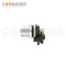 M12 Male Angle Circular Connector-Panel Mount, PCB Dip-solder Connection,A code,M12x1.0,