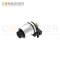 M12 Female Angle Circular Connector-Panel Mount, PCB Dip-solder Connection,A code,M12x1.0,