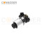 M12 Female Angle Circular Connector-Panel Mount, PCB Dip-solder Connection,A code,M12x1.0,