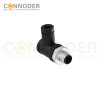 M12 Male Angle Circular Connector-Field Wireable,,Screw Connection,A code,PG7