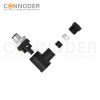 M12 Male Angle Circular Connector-Field Wireable,,Screw Connection,A code,PG7
