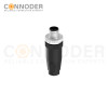 M12 Male Straight Circular Connector-Field Wireable,,Screw Connection,A code,PG7