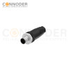 M12 Male Straight Circular Connector-Field Wireable,,Screw Connection,A code,PG7