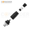 M12 Male Straight Circular Connector-Field Wireable,,Screw Connection,A code,PG7