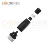 M12 Female Straight Circular Connector-Field Wireable Mount,Screw Connection,A code,PG7