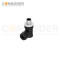 M12 Male Angle Circular Connector-Field Wireable,,Screw Connection,A code,PG9