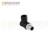 M12 Male Angle Circular Connector-Field Wireable,,Screw Connection,A code,PG9