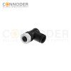 M12 Female Angle Circular Connector-Field Wireable Mount,Screw Connection,A code,PG9