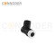 M12 Female Angle Circular Connector-Field Wireable Mount,Screw Connection,A code,PG9