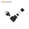M12 Female Angle Circular Connector-Field Wireable Mount,Screw Connection,A code,PG9